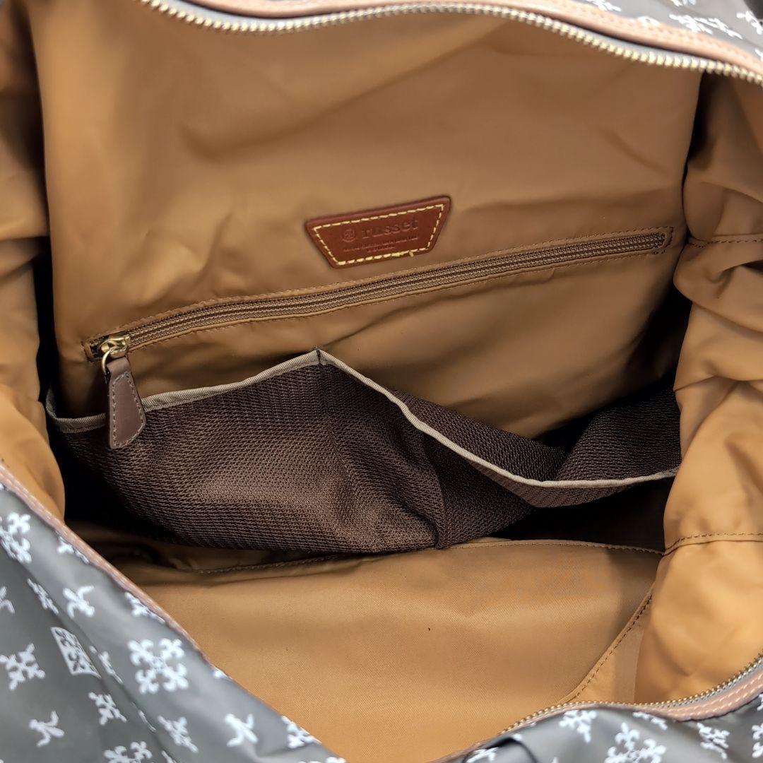 極美品✨️ ラシット 2way ボストンバッグ モノグラム ナイロンジャガード