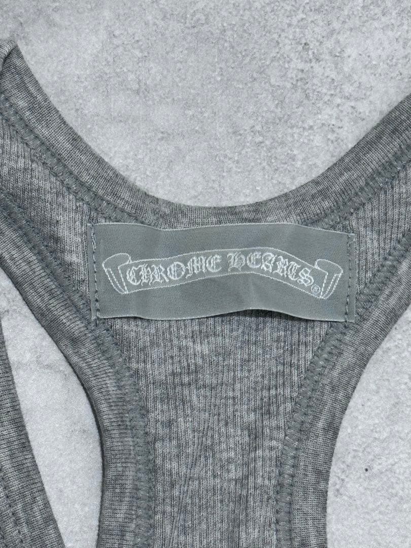 【未使用販売終了品】Chrome Hearts グレー タンクトップLサイズ