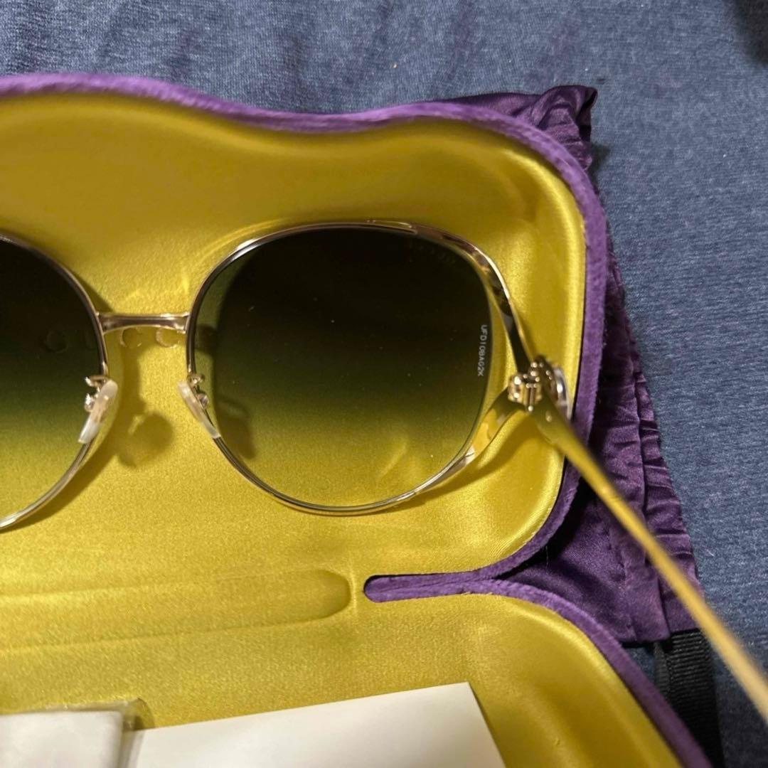 GUCCI ラウンド型サングラス ケース付き