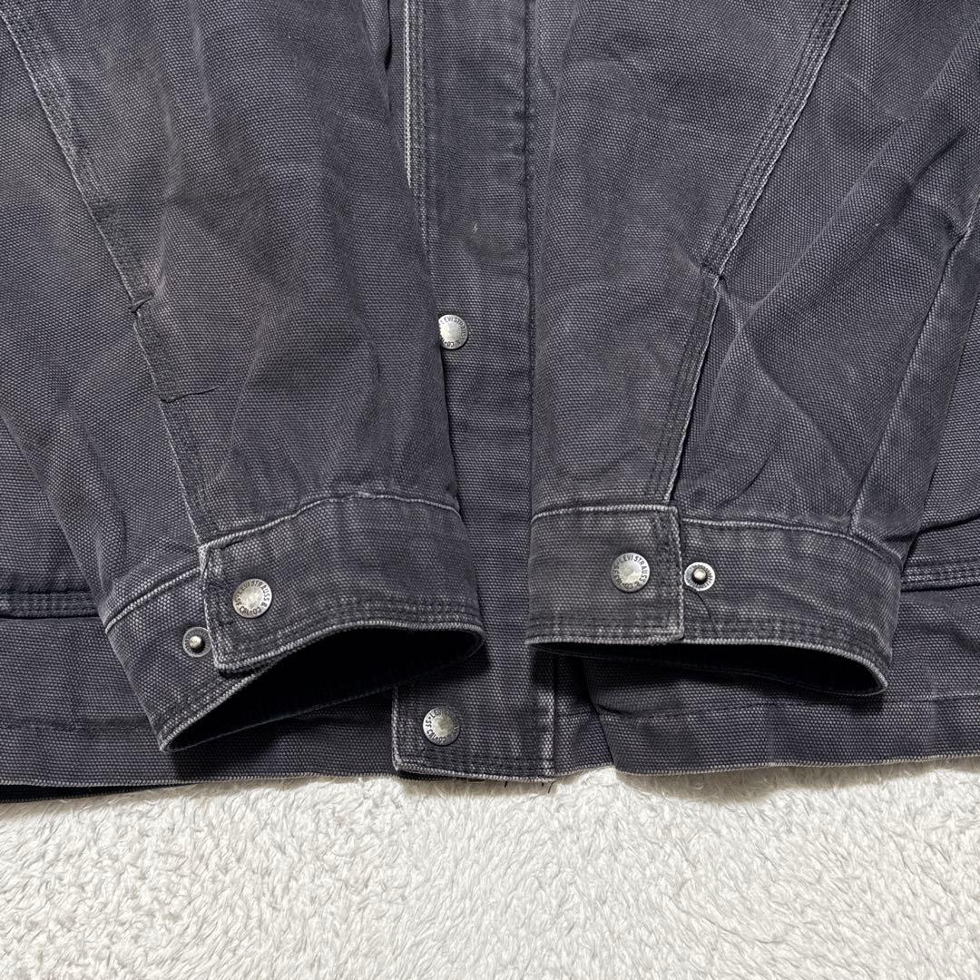 Levi's リーバイス カバーオール 2XL ダック生地 ブラック フェード