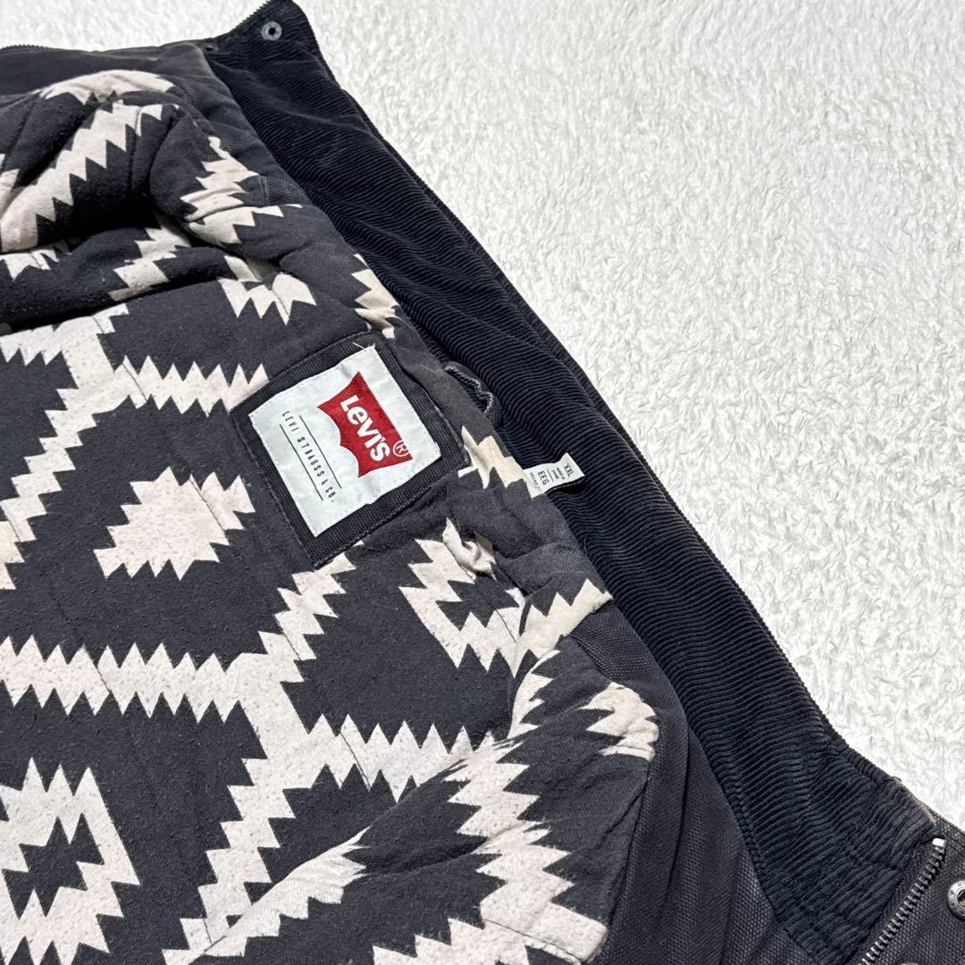 Levi's リーバイス カバーオール 2XL ダック生地 ブラック フェード