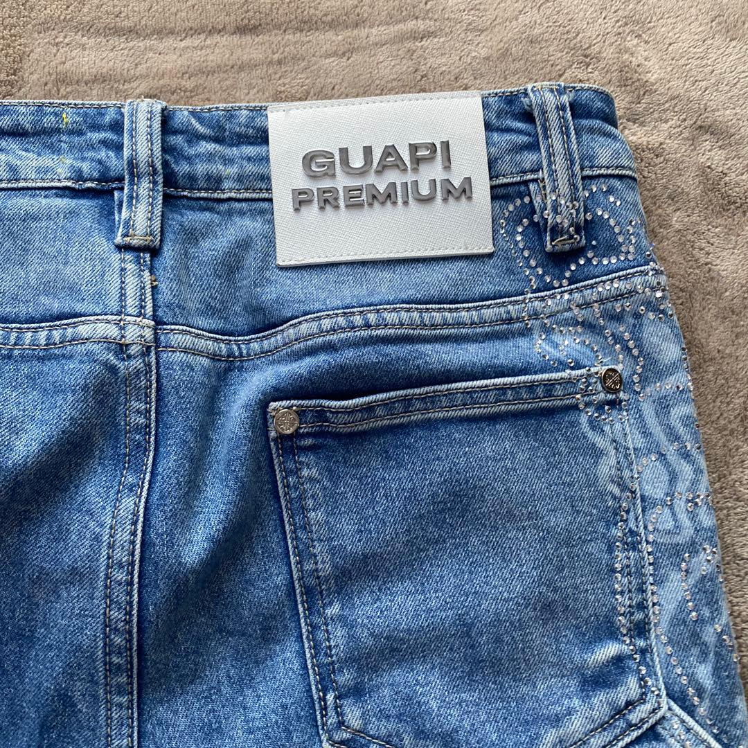 guapi デニムフレアパンツ