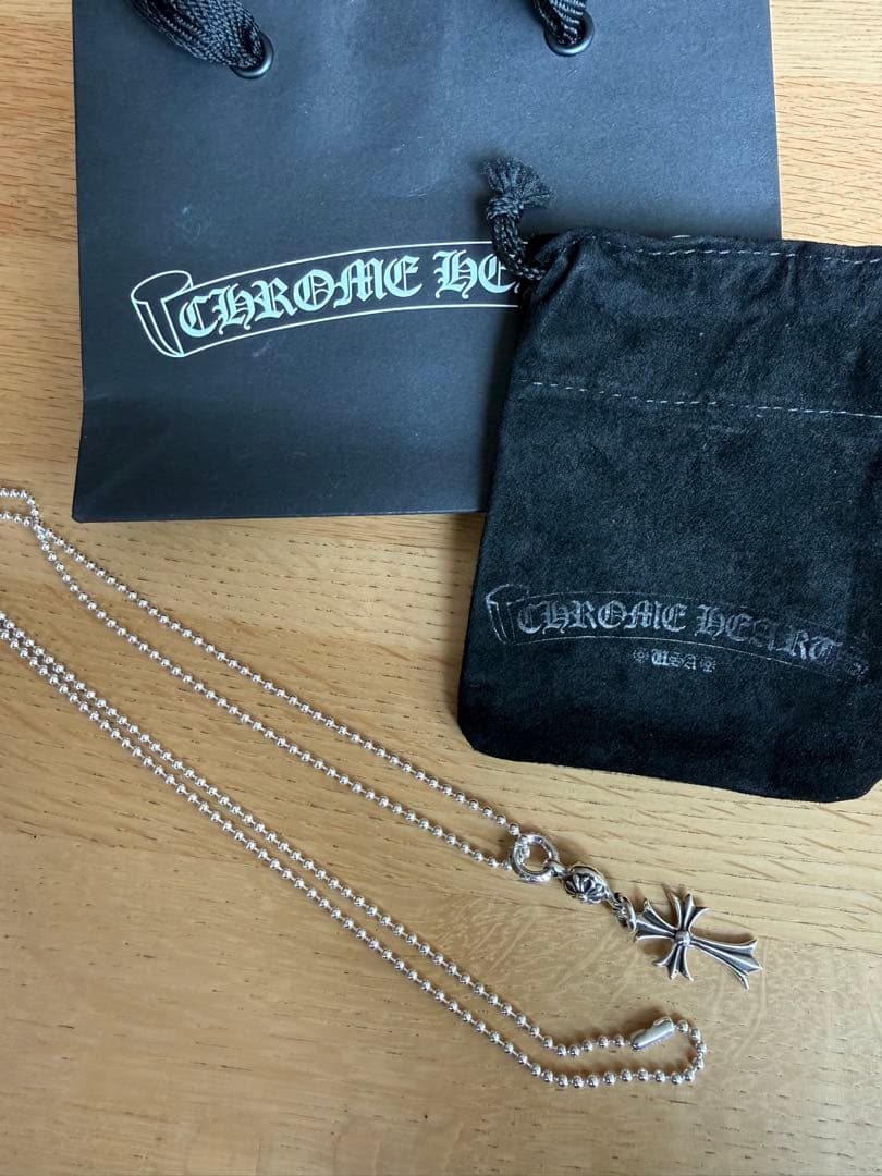 【新品】Chrome Hearts クロムハーツ　ワンボールタイニー＆チェーン