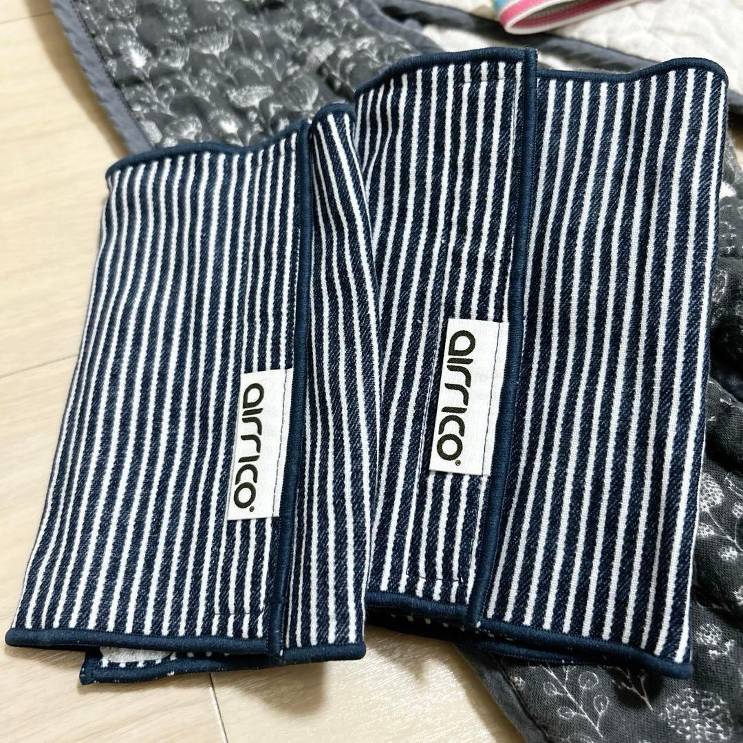 【美品】airricoエアリコプレミアム 抱っこ紐 ボタニカルアッシュ サイズ1