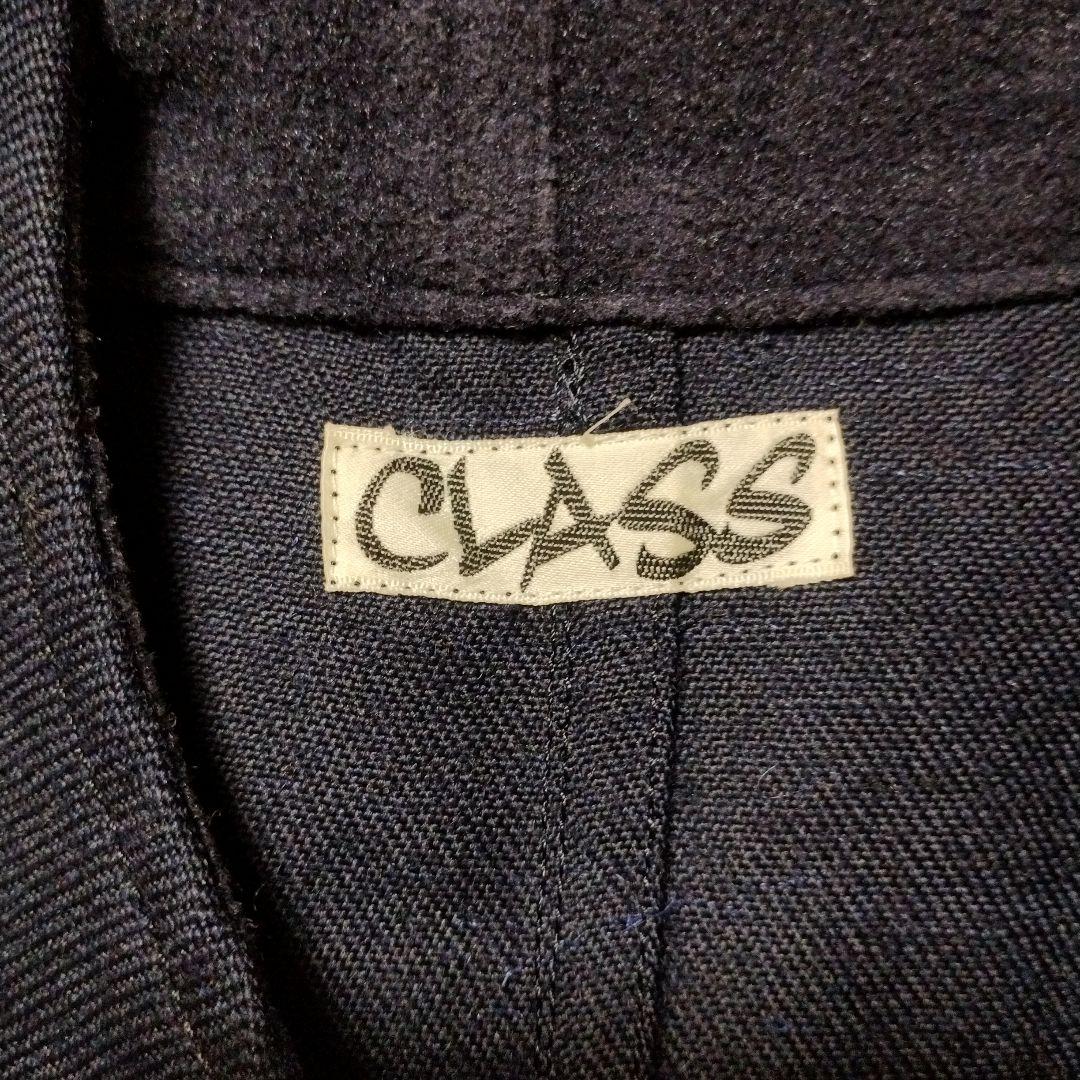 class ネイビー フード付き モッズコート