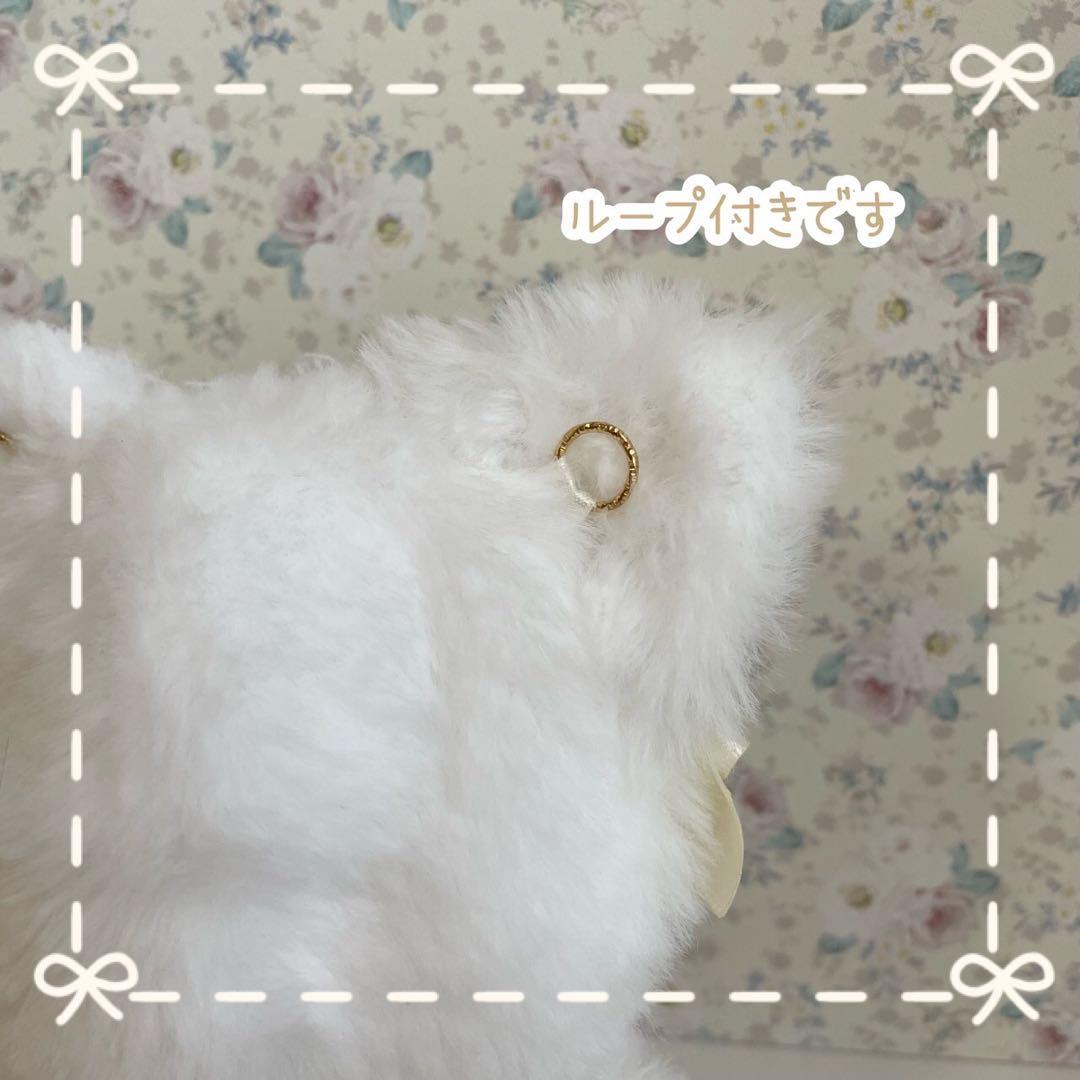 持てるよ くまさん.12〜14cm/ツイード 水色❤︎おすわりぬい服 着ぐるみ