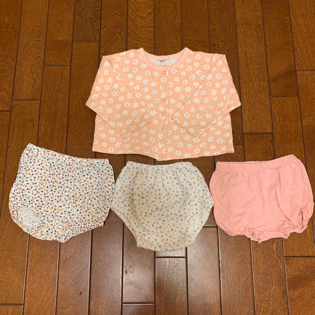 ❣️80〜90サイズ❣️ファミリア ベビー服 ワンピースなど合計11点+おまけ