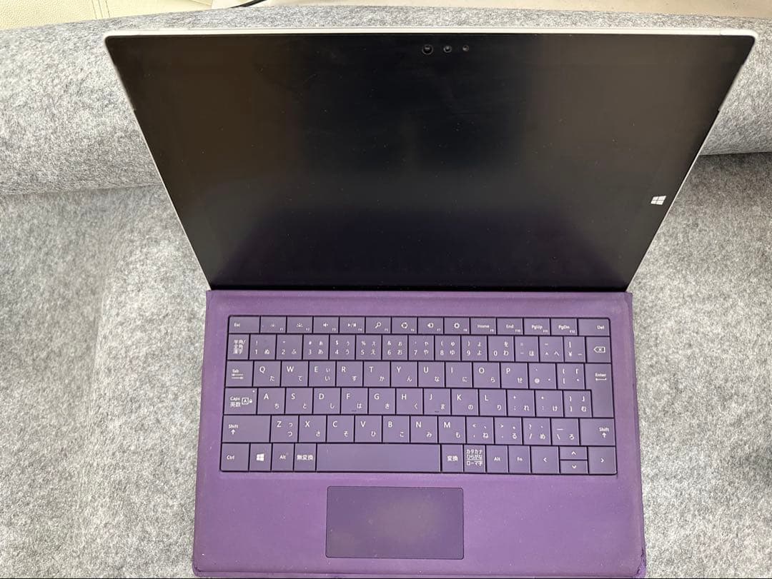 Surface pro3 タブレット 本体 パープルキーボード