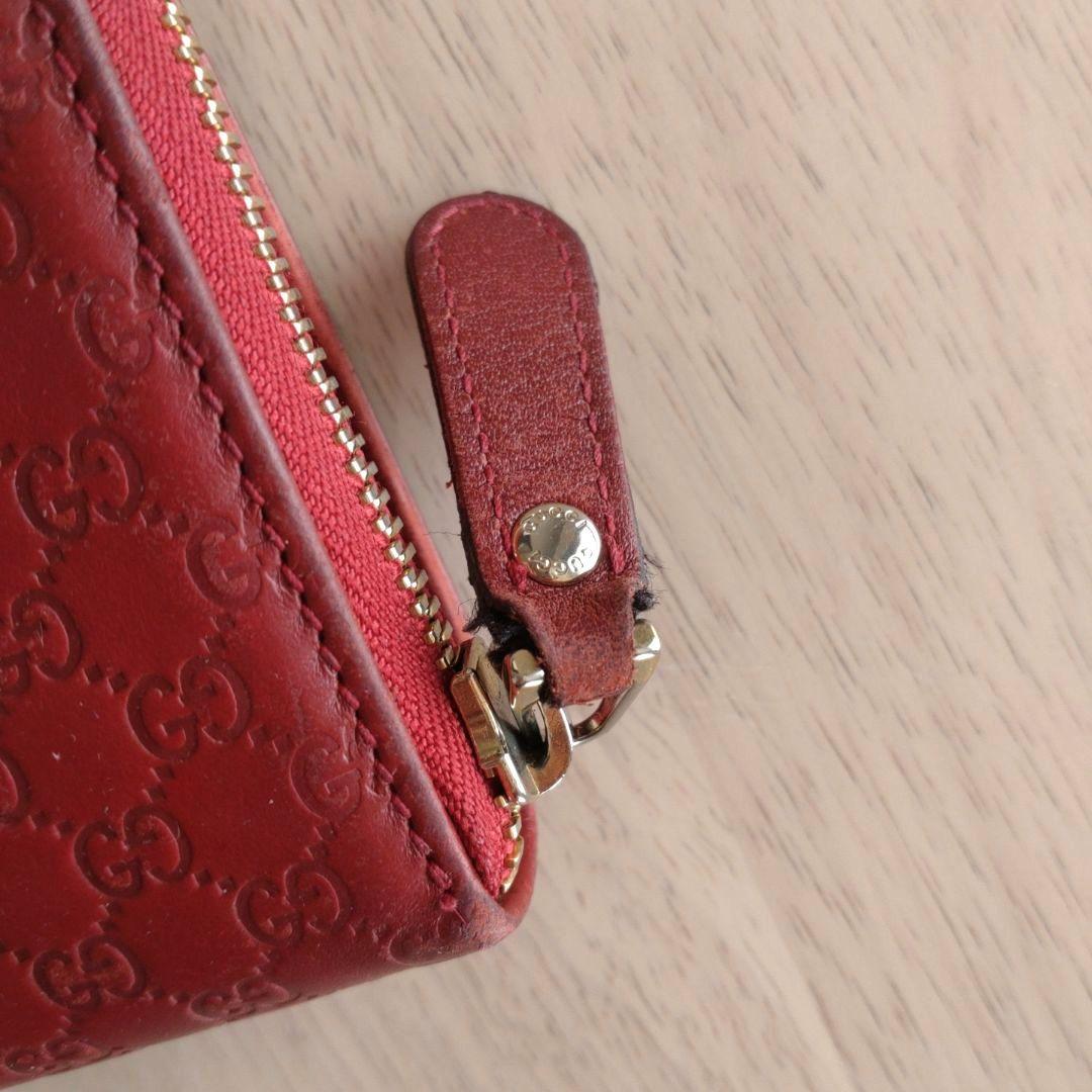 GUCCI コンパクト 二つ折り財布 折り財布 マイクロシマ GG柄