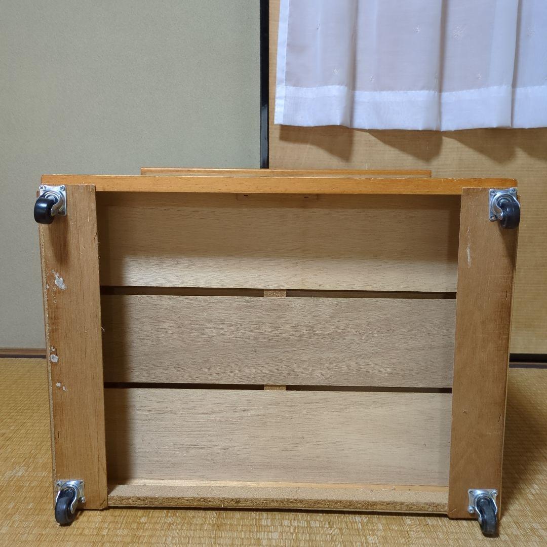 nakamu様　レトロ　古家具　リメイク　木製キャスター付きチェスト