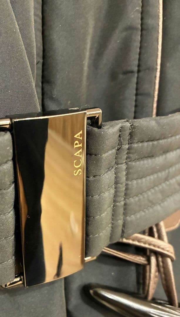美品　Scapa スキャパ　ロングダウンコート　フォックス　トグル　40