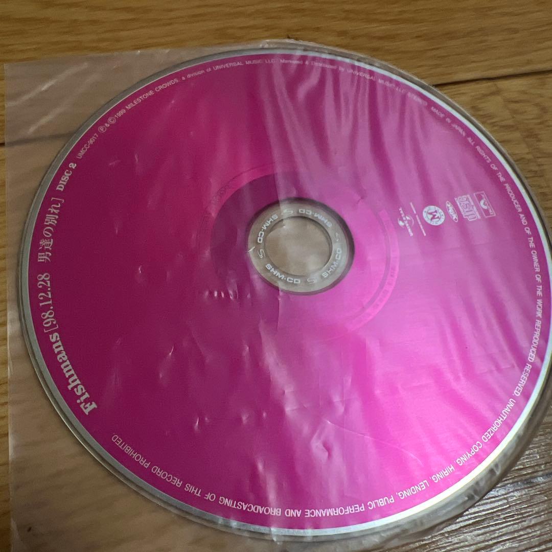 【フィッシュマンズ 初回限定紙ジャケ】98.12.28 男達の別れ 再リリース盤