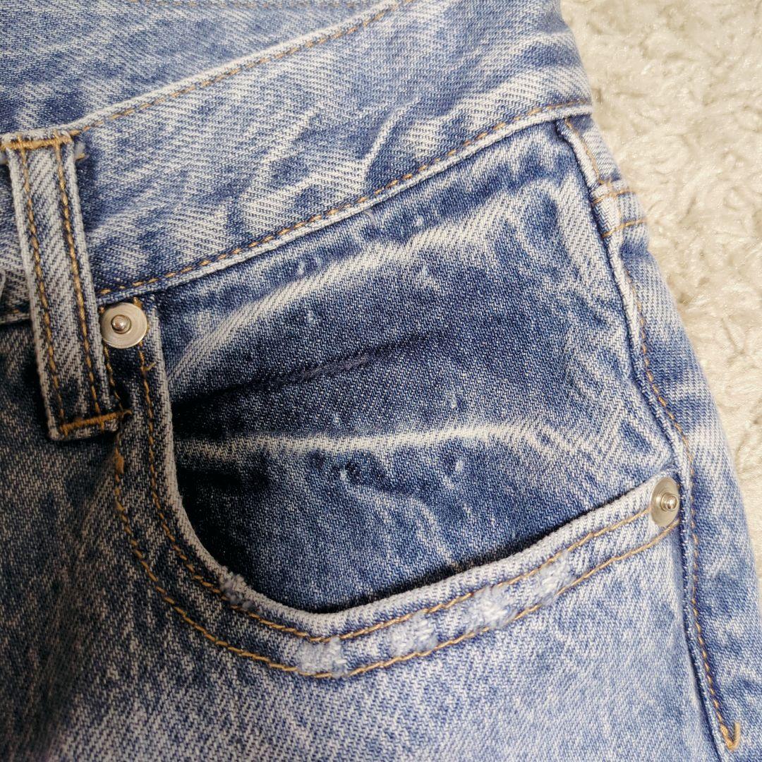【タグ付】SENEE ハイウエストフレアデニム M ライトブルー　美品　セニー