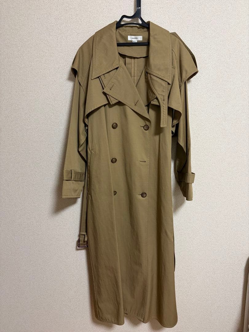 Ameri 3WAY LAYERED TRENCH COAT ベージュ