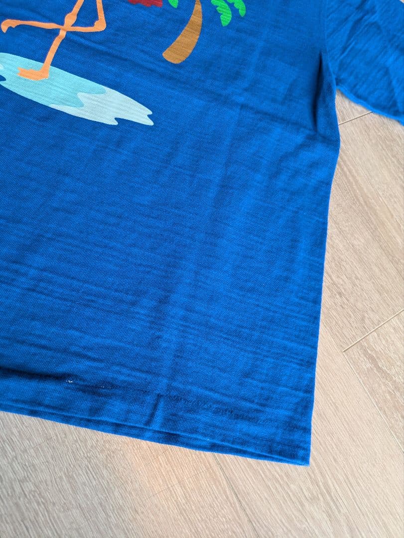 ヒューマンメイド　ポケットTシャツ　フラミンゴ　L