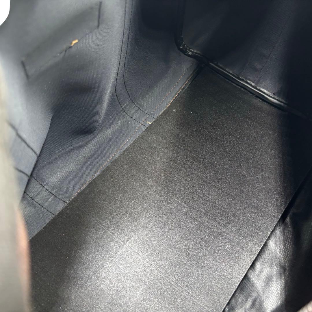 【美品】ギラロッシュ　2way ボストンバッグ　ショルダー　PVCレザー　大容量
