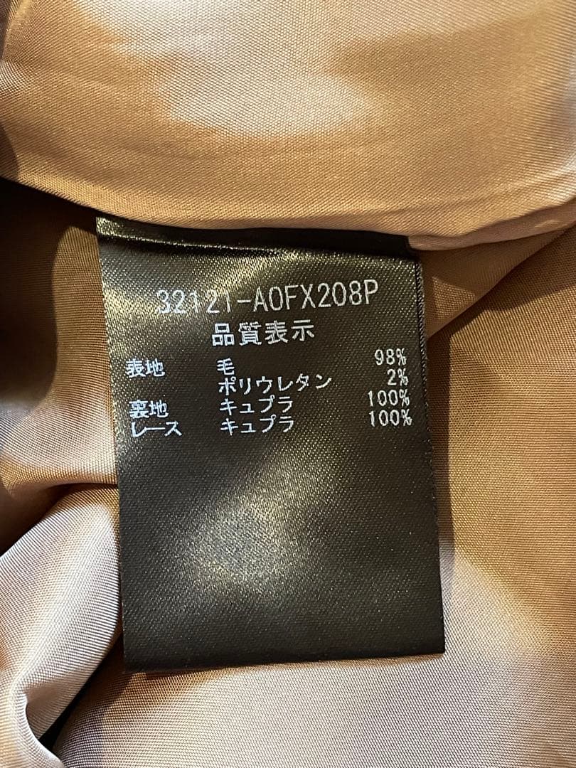 千秋　FOXEYフォクシー スカラップネックライン ノースリーブワンピース