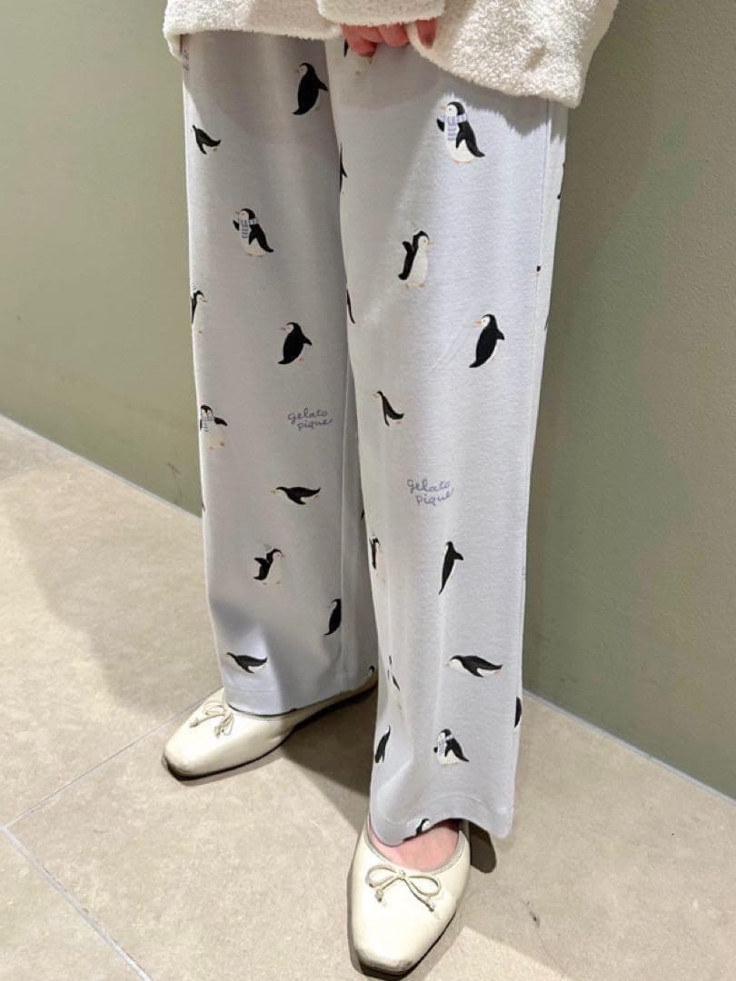 正規品♡新品 ジェラートピケ ペンギンプルオーバー&ロングパンツ 上下セット