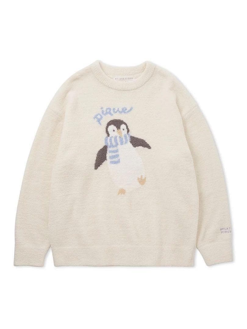 正規品♡新品 ジェラートピケ ペンギンプルオーバー&ロングパンツ 上下セット