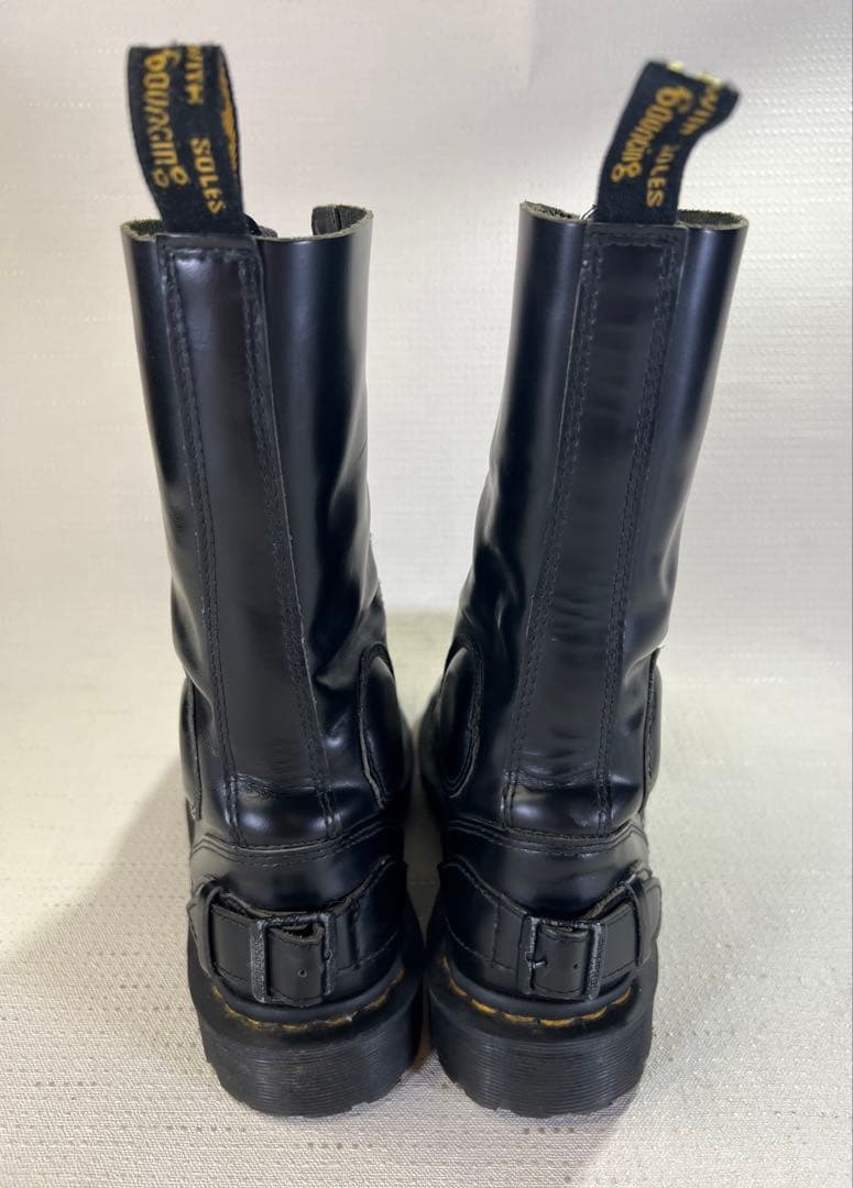 UK5_24cm Dr.Martens NEILSON 12ホールブーツ 黒
