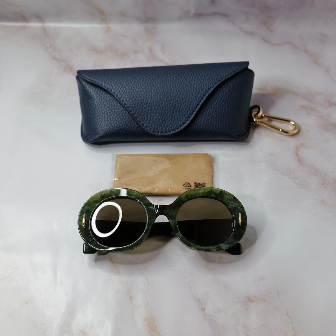 loewe ロエベ ラウンド Y2K 大理石 サングラス ケース付き 貴重