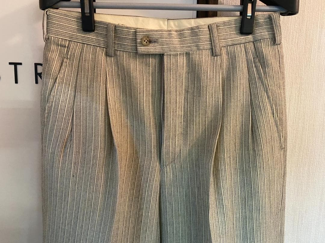 【希少】MEN’S TENORAS ダブルスーツ セットアップ 白×グレー M