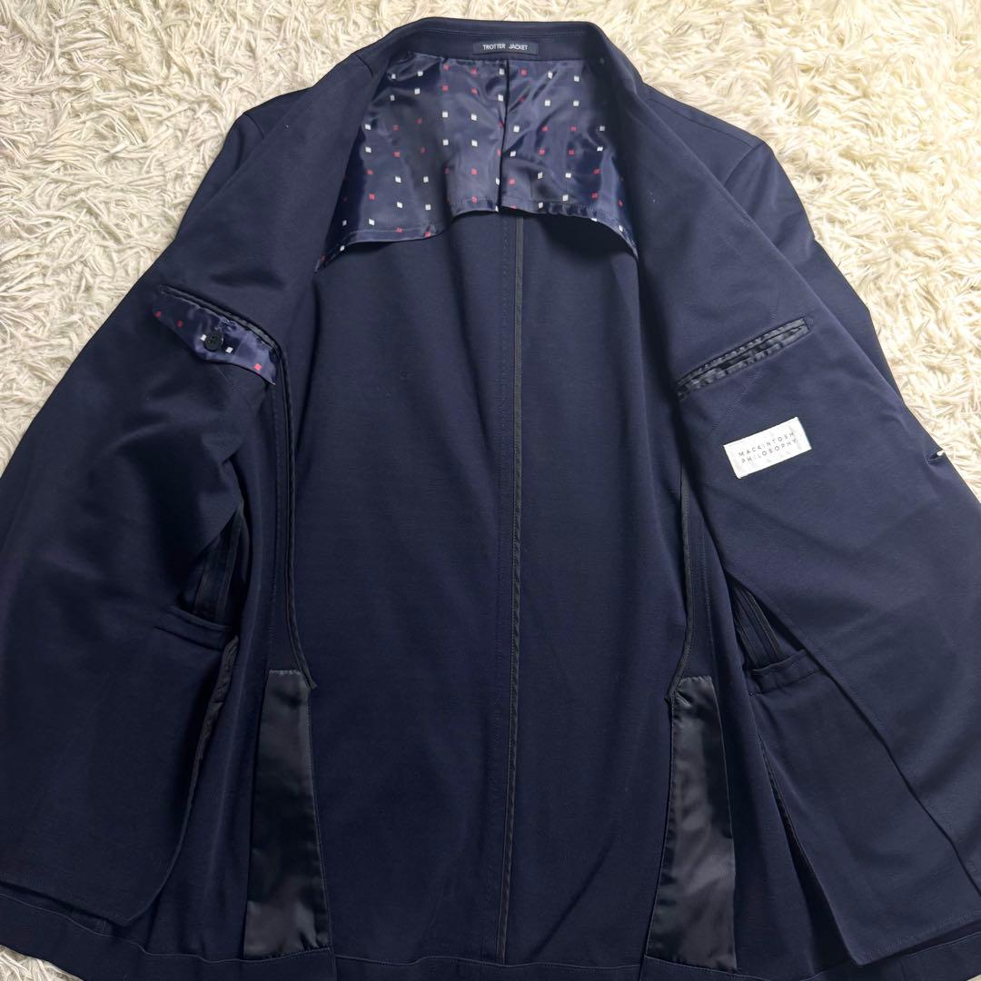 マッキントッシュフィロソフィー トロッタージャケット 40R 紺 洗濯可