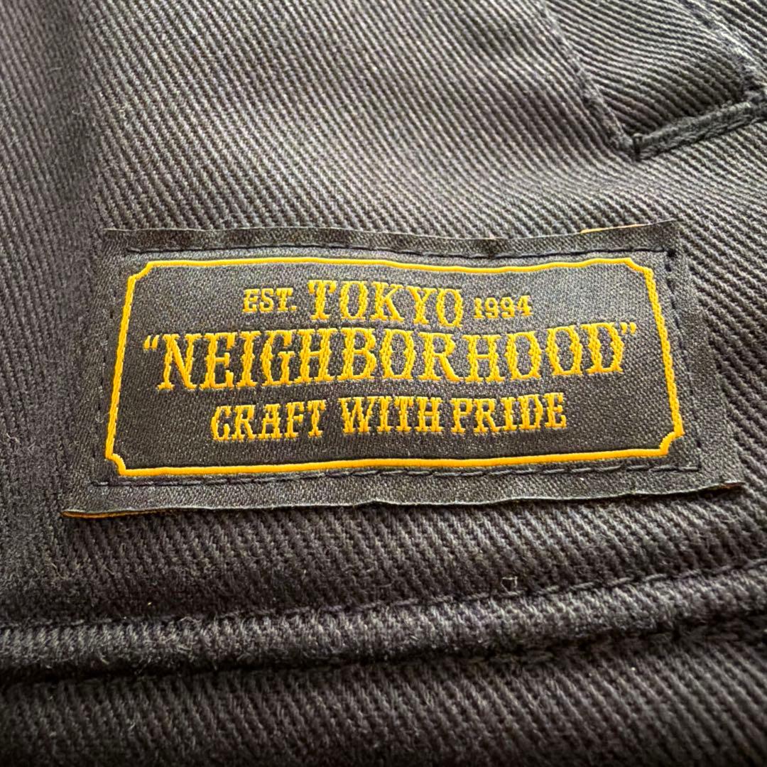 NEIGHBORHOOD：ブラック ジップアップジャケット