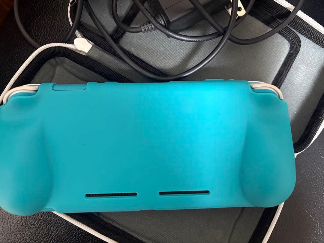 Nintendo Switch Lite ターコイズ ケース カバー　充電器付き