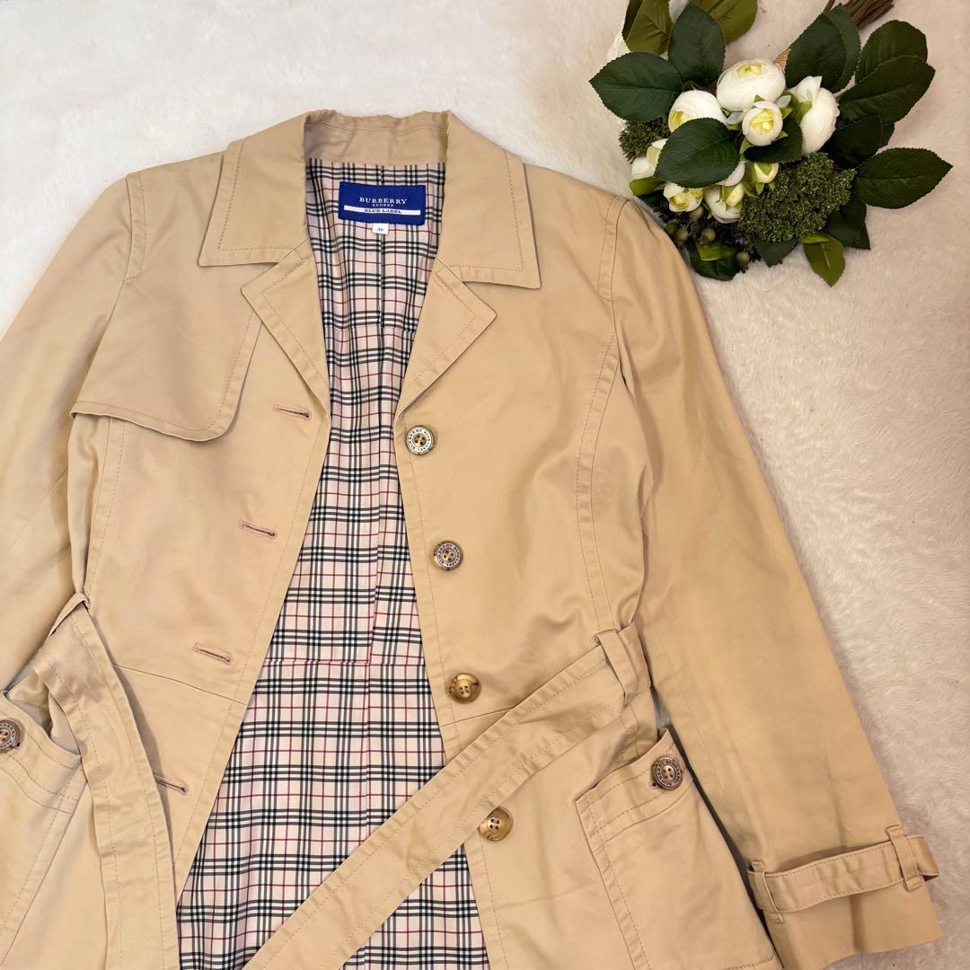 Burberry Blue Label トレンチコート ベージュ ノバチェック