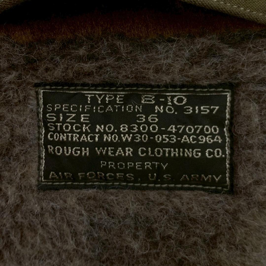 美品★実名復刻 ROUGH WEAR バズリクソンズ B-10 36　D837