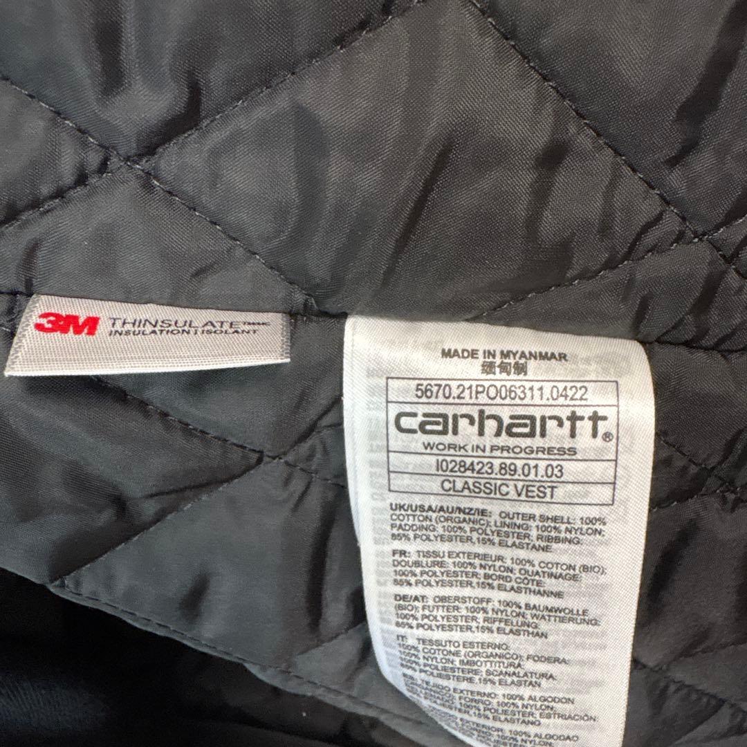 Carhartt ブラック ベスト Mサイズ