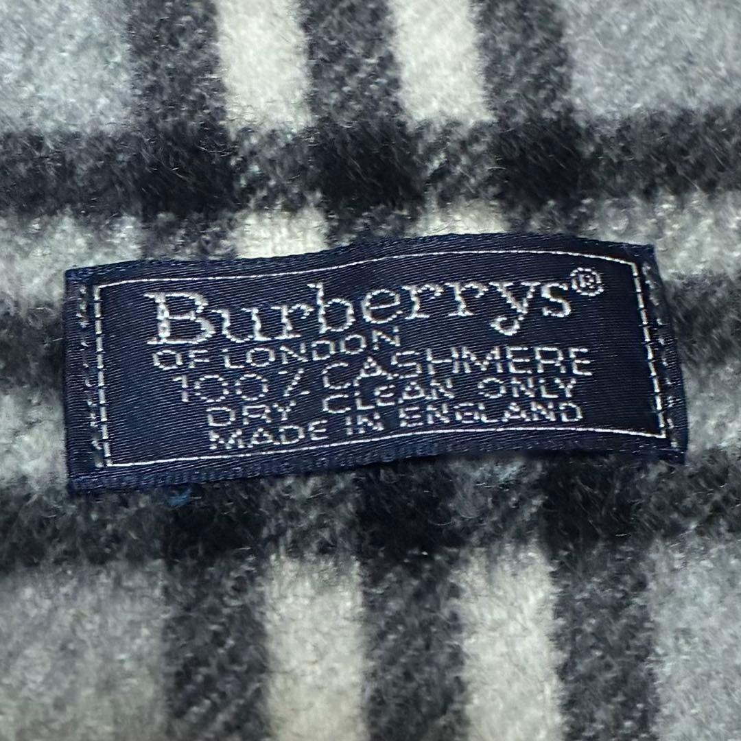 BURBERRY LONDON マフラー ノバチェック カシミヤ100% 英国製