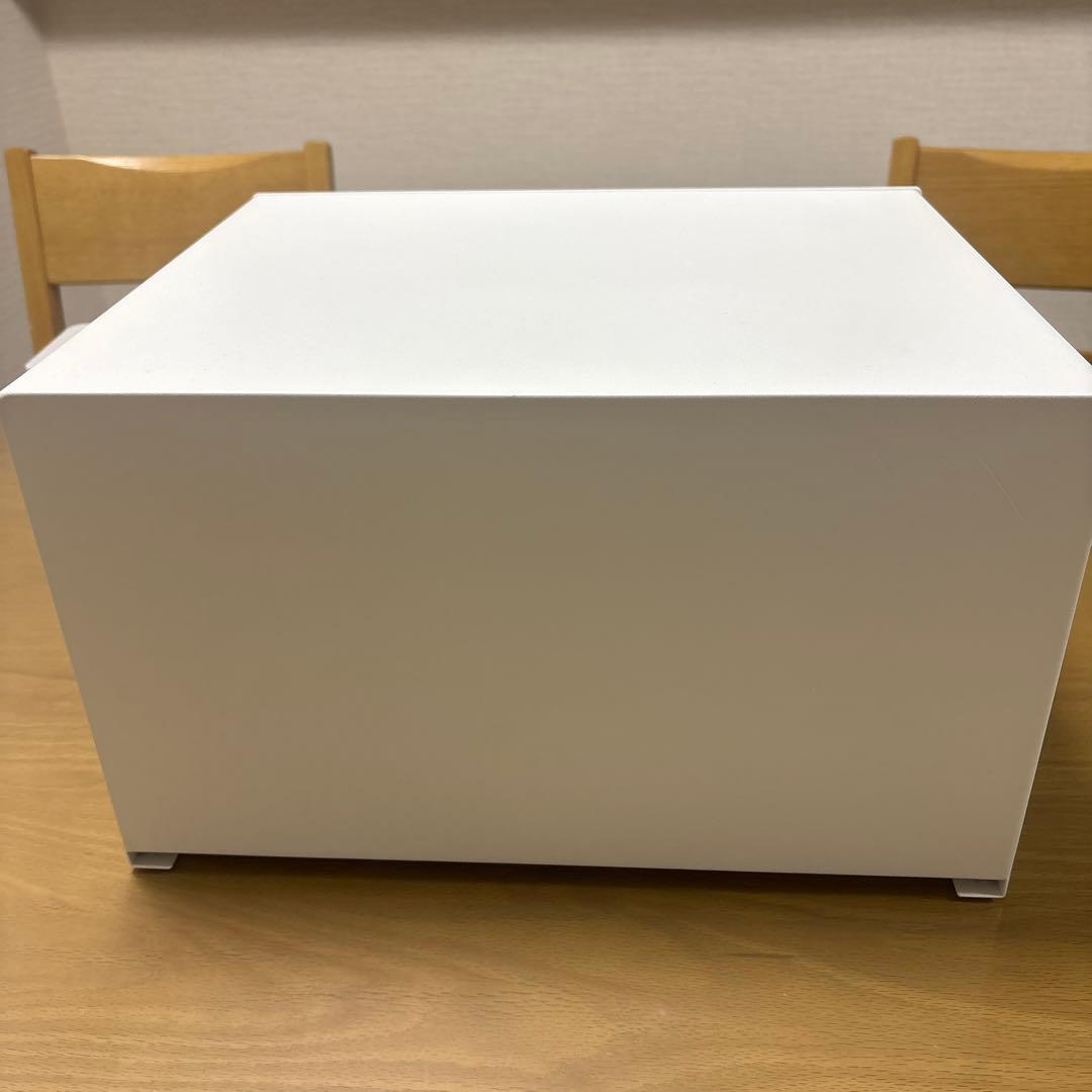 山崎実業　tower ブレッドケース　ホワイト　美品