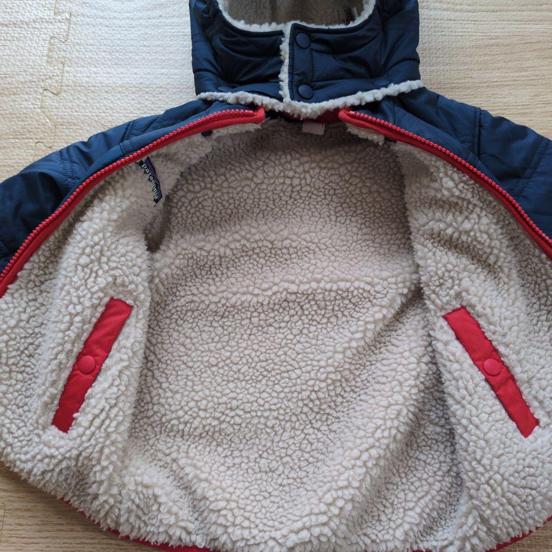 Patagonia ベビー・リバーシブル・トリブルズ・フーディ 3T 95cm
