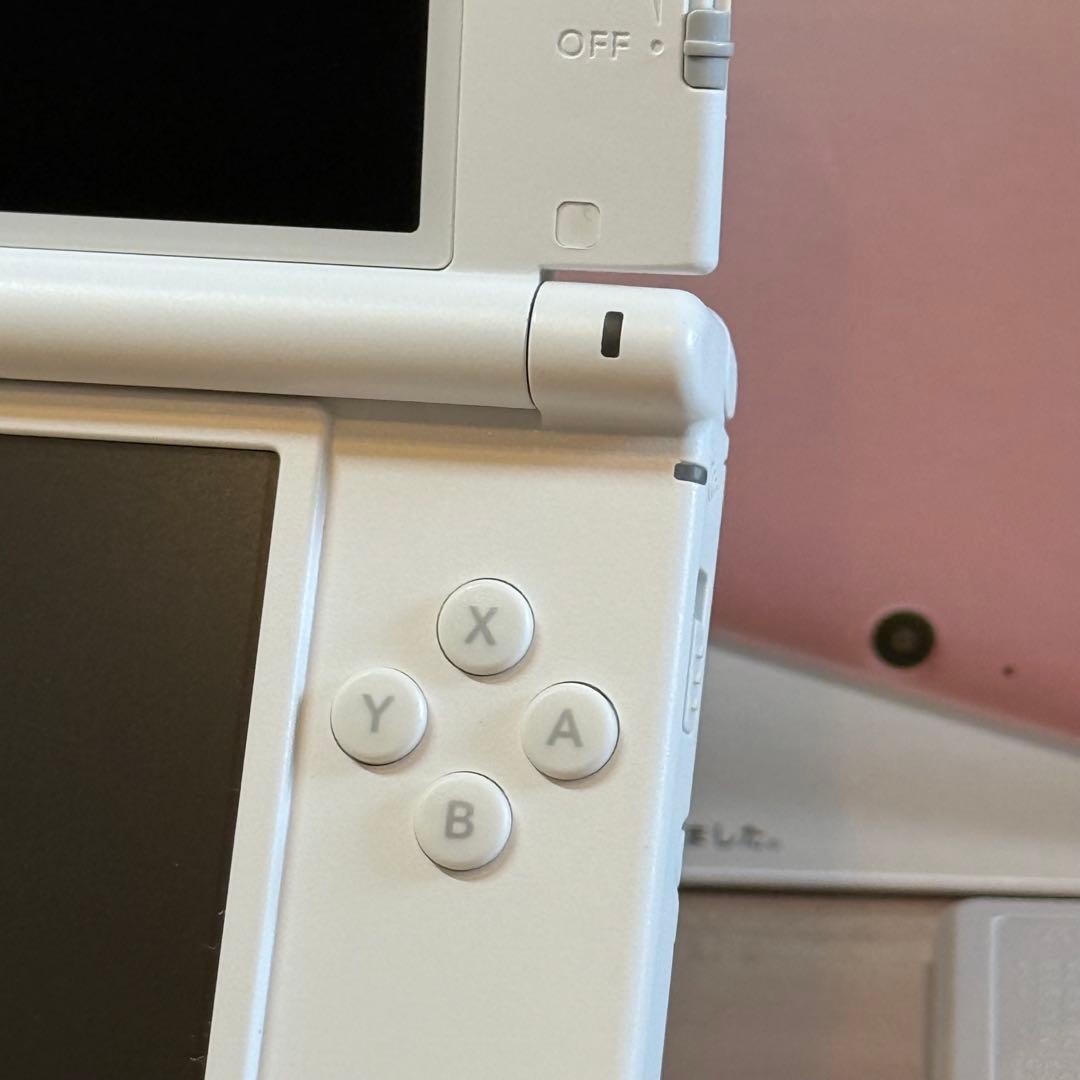 6-116 ニンテンドー3DS LL ピンク×ホワイト 箱付き