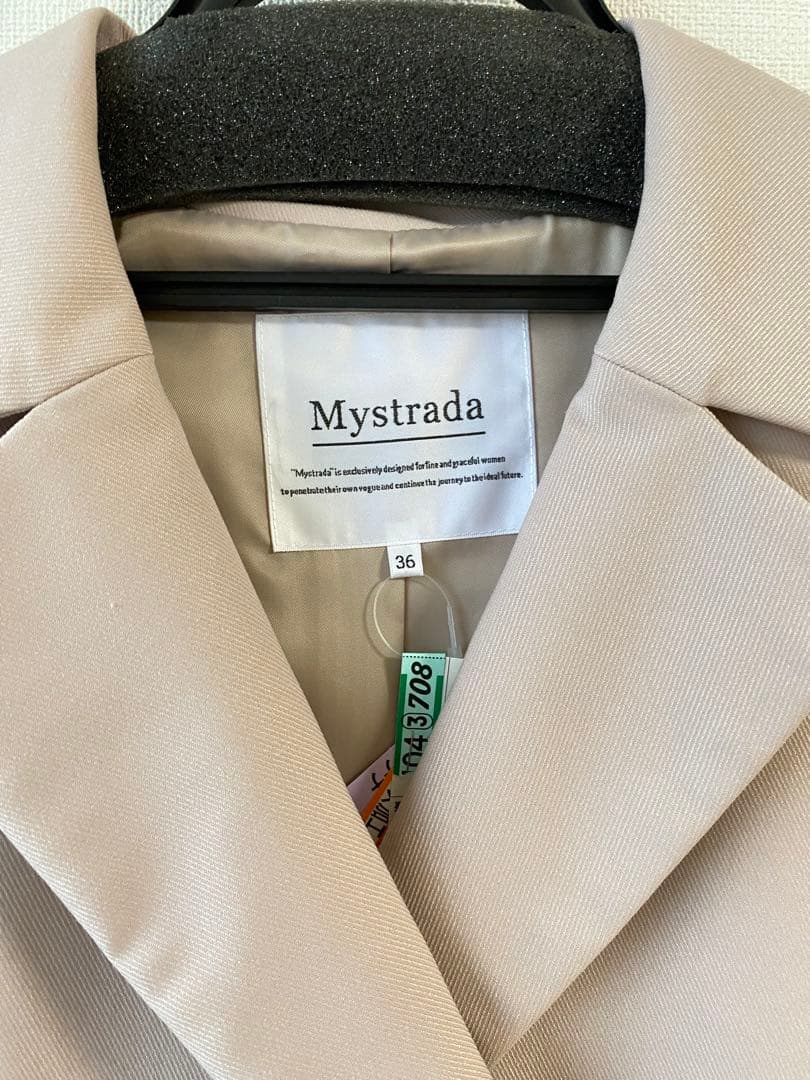 Mystrada　マイストラーダ　スプリングバックボリュームコート　ピンク