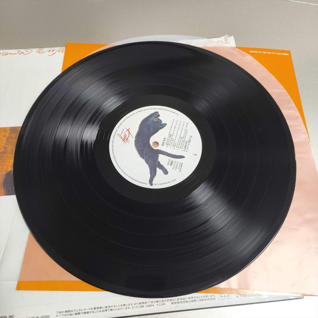 美盤 美品 LP 安全地帯 VI 月に濡れたふたり 玉置浩二 LP レコード