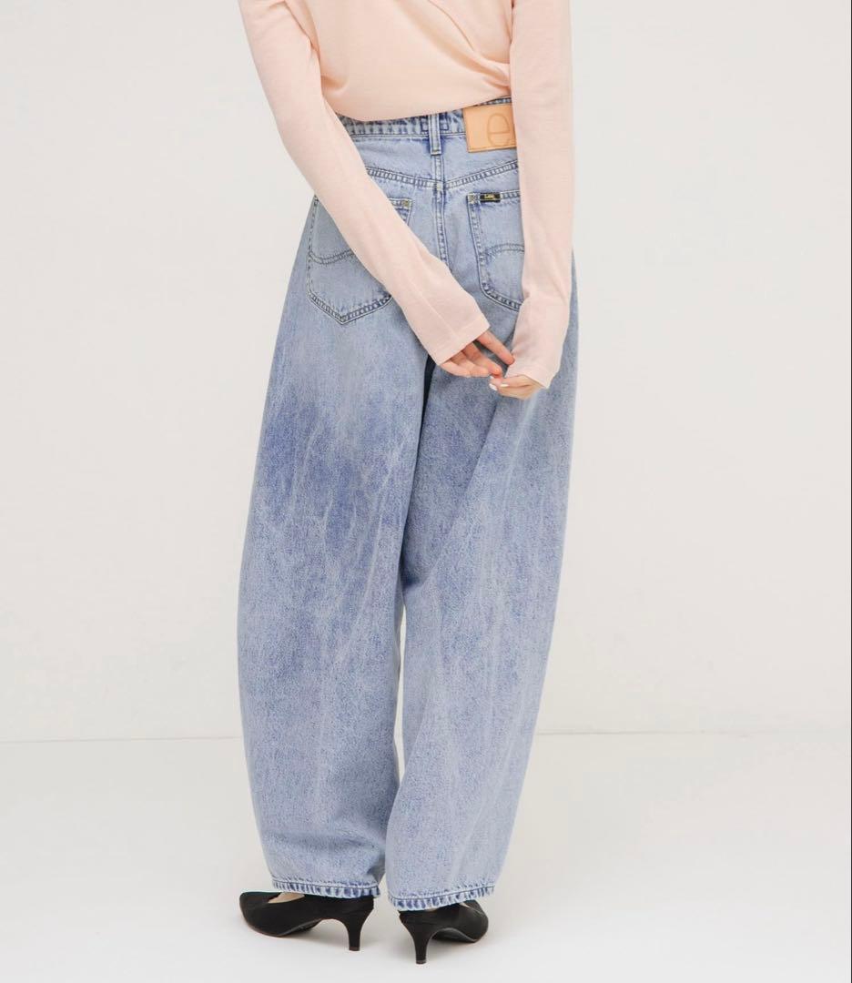 Lee×KBF BARREL PANTS バルーンデニムパンツ ライトブルー S