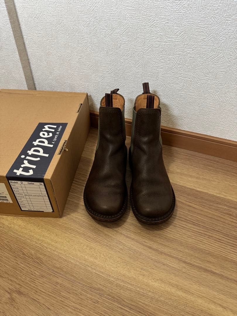 trippen トリッペン レザー サイドゴアブーツ チェルシー