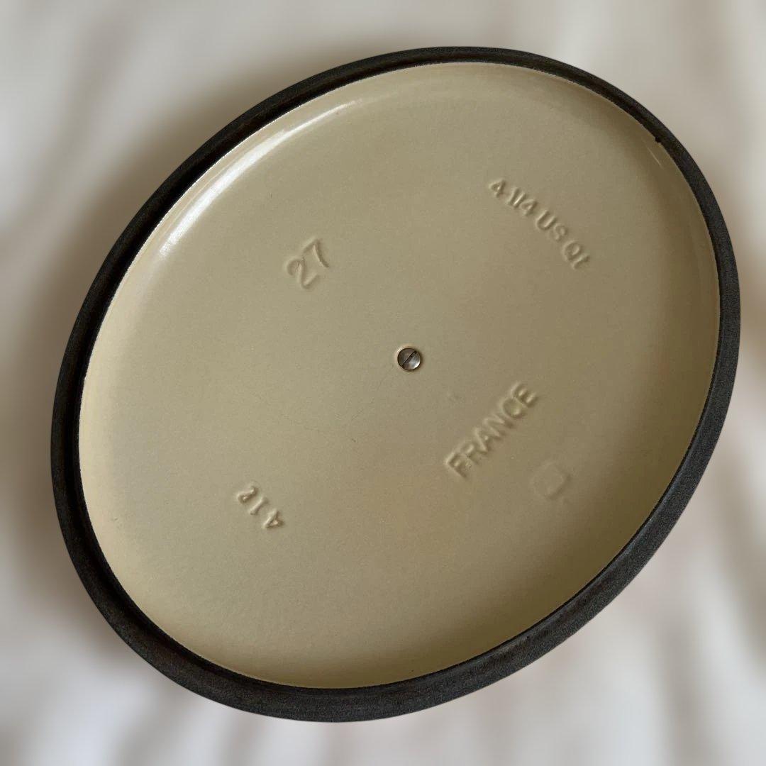 『ル・クルーゼ』オーバル Le Creuset イエロー　両手鍋 27cm