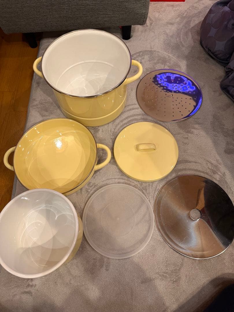 ほうろう蒸気調理鍋(値下げ！！)