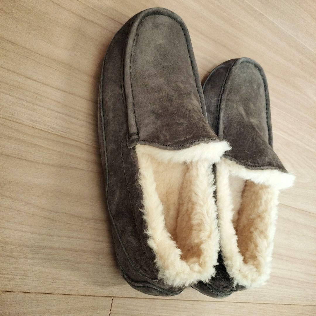 UGG モカシン 28.0 ブラウン　ムートン　メンズ　アグ