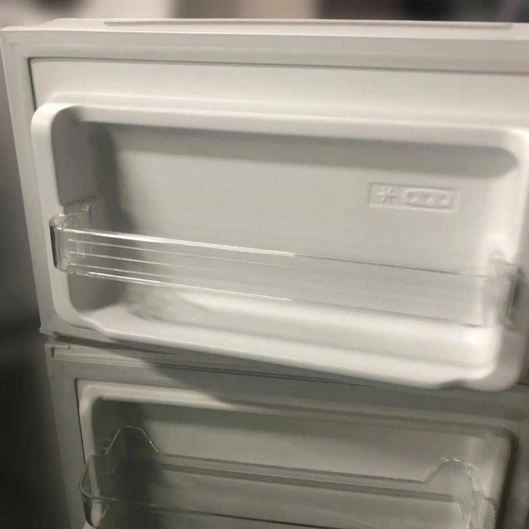 アイリスオーヤマ　冷蔵庫　87L 2枚扉　白　家電　生活家電