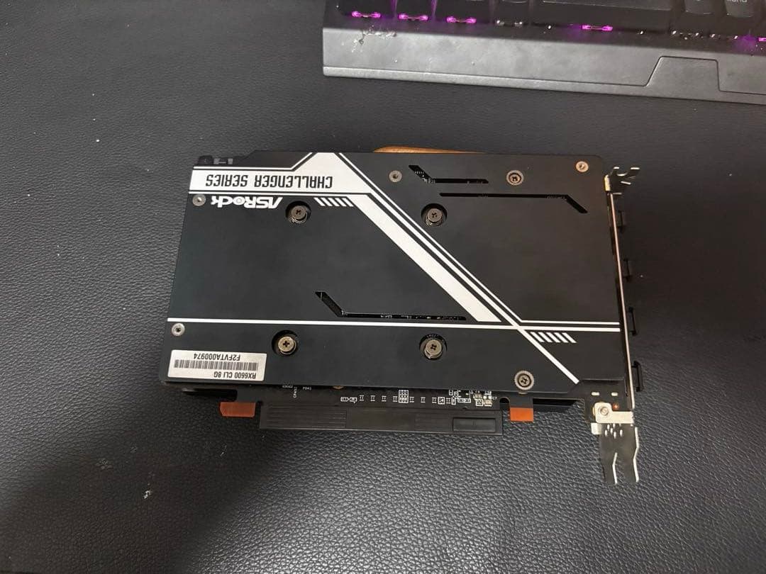 【ジャンク】ASRock RADEON RX6600 Challengeritx