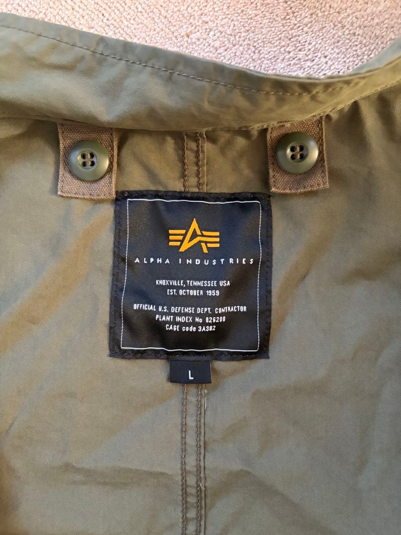 ALPHA INDUSTRIES M65モッズコート　サイズL