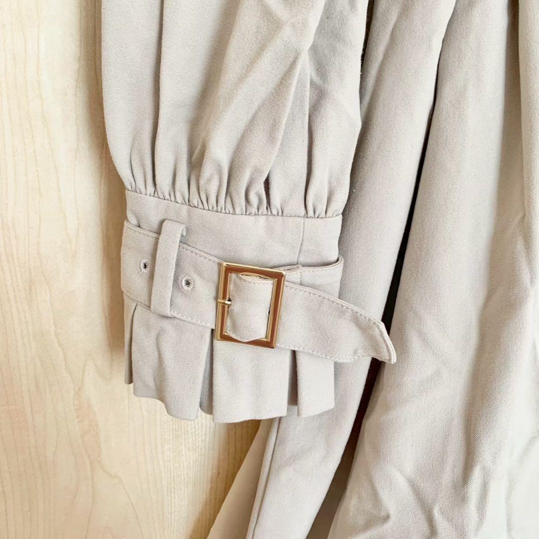 Herlipto❤️Belted Dress Trench Coat taupe