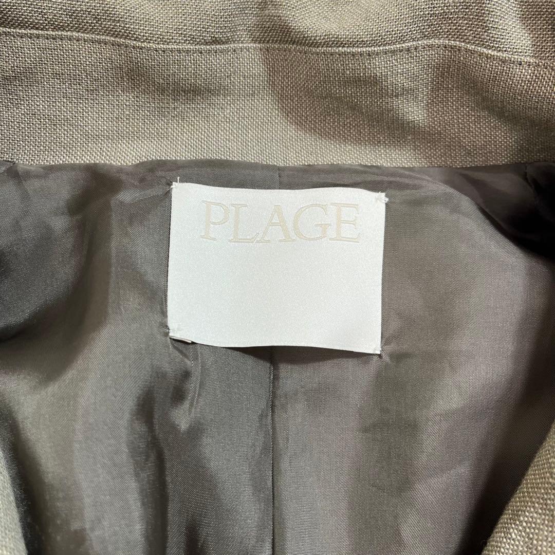Plage Wool Linen トレンチジャケット スプリングコート