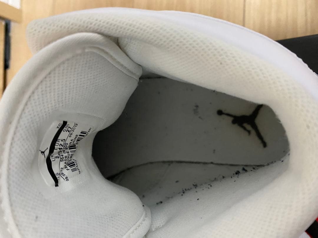 NIKE AIR JORDAN 1 MIDホワイト 27cm 【値下げ不可】
