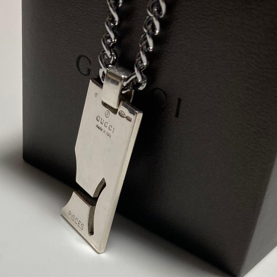 【うお座】 GUCCI グッチ ネックレス 良品 送料無料 付属品付き